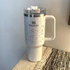 STANLEY Adventure 40oz Stainless Steel Quencher Tumbler-Terrazzo Pearlescent EUC